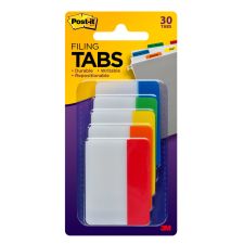 Post-it Tabs, 2 in. x 1.5 in., Pack of 30 Tabs