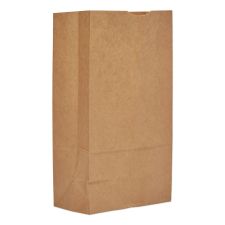 Ross & Wallace Paper Products Grocery Paper Bags, 12# Size, 50# Basis Weight, 7" x 4.38" x 13.75", Kraft, 500/Bundle