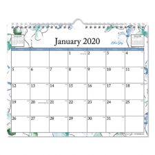 Blue Sky Lindley Wall Calendar, Floral Artwork, 11 x 8.75, White/Multicolor Sheets, 12-Month (Jan to Dec): 2026