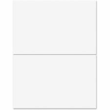 Business Source Multipurpose Shipping Labels - 5 1/2"x 8 1/2" - Permanent Adhesive - Rectangle - Laser, Inkjet - 98108