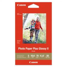 Canon Photo Paper Plus Glossy II, 10.6 mil, 4 x 6, Glossy White, 50/Pack