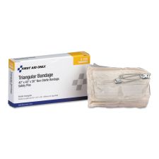 First Aid Only 24 Unit ANSI Class A  Refill, 40" x 40" x 56" Muslin Triangular Bandage
