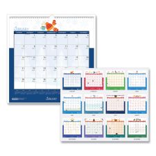House of Doolittle Recycled Seasonal Wall Calendar, Illustrated Seasons Artwork, 12 x 12, 12-Month (Jan to Dec): 2026