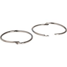 Sparco Book Rings, 3" Diameter, Silver, Box Of 10
