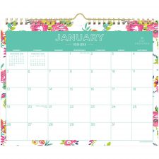 Blue Sky Day Designer Peyton Wall Calendar, Floral Artwork, 11 x 8.75, White/Multicolor Sheets, 12-Month (Jan to Dec): 2026