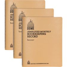 Dome Bookkeeping Record Book - DOM612BD