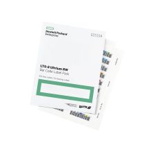HPE LTO-8 Ultrium Re-writable Bar Code Label Pack