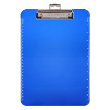 Plastic Clipboard, 9" x 12-1/2", Blue