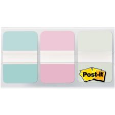 Post-it Pastel Color Tabs - 12 Tab(s)/Set - 1" Tab Height x 1.50" Tab Width - Assorted Pastel Tab(s) - 36 / Pack