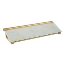 Quartet Glass Dry Erase Desktop Computer Pad, 18" x 6", Marble Surface
