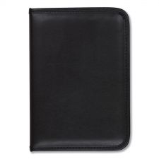 Samsill Professional Padfolio, 3/4w x 9 1/4h, Open Style, Black