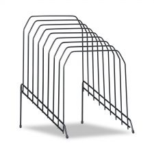 Universal Wire Tiered File Sorter, 8 Sections, Letter to Legal Size Files, 8" x 10.5" x 12.5", Black
