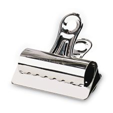 X-ACTO Bulldog Clips, Jumbo, Nickel, 12/Box