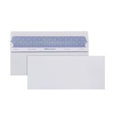 #10 Lift & Press Premium Security Envelopes, Self Seal, 100% Recycled, White, Box Of 500