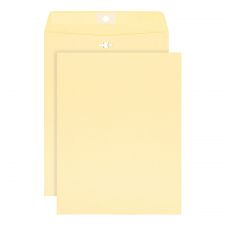 10" x 13" Manila Envelopes, Extra Heavyweight, Clasp Closure, Manila, Box Of 100