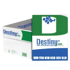 Destiny Multi-Use Printer & Copy Paper, White, Letter (8.5" x 11"), 5000 Sheets Per Case, 20 Lb, 92 Brightness