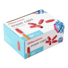 Eraser Caps, Red, Box Of 144 - ODFN279624