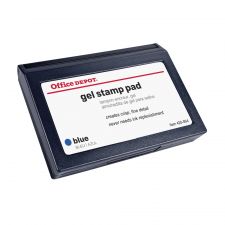 Gel Stamp Pad, 3 1/4" x 4 5/8", Blue
