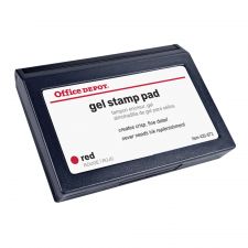 Gel Stamp Pad, 3 1/4" x 4 5/8", Red