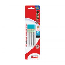 Pentel Super Hi-Polymer Lead Refills, Medium Point, 0.7 mm, B Hardness, Pack Of 36 Refills