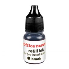 Pre-Ink Refill Ink, Black, Pack Of 2 Refills
