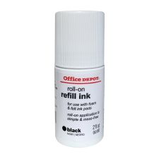 Roll On Ink, 2 Oz, Black - ODFN421433