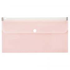 2-Pocket Envelope, 1-1/4" Expansion, Check Size, Pink