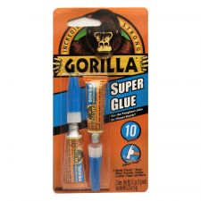 Gorilla Super Glue, 0.11 Oz Tubes, Pack Of 2 Tubes