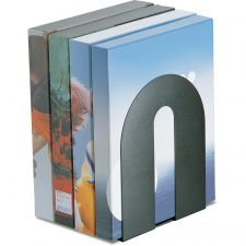 Heavy-Duty Bookends, 10"H x 8"W x 8"D, Black, Set Of 2
