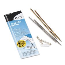 Iconex Refill for Preventa, MMF Kable and Sentry Counter Pens, Medium Conical Tip, Black Ink, 2/Pack