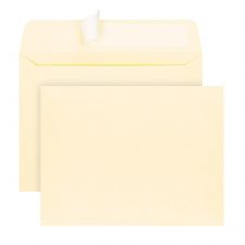 Invitation Envelopes, A2, 4-3/8" x 5-3/4", Clean Seal, Ivory, Box Of 100