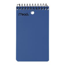 Mead Wirebound Top-Opening Memo Book, 3" x 5", College Ruled, 100 Sheets