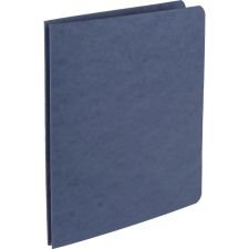 Pressboard Report Covers With Fasteners, 50% Recycled, Dark Blue, Pack Of 5