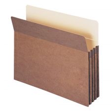 Smead Expanding File Pockets, 3 1/2" Expansion, 9 1/2" x 11 3/4", 30% Recycled, Redrope