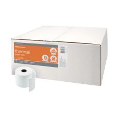 Thermal Paper Rolls, 3-1/8" x 230', White, Carton Of 50