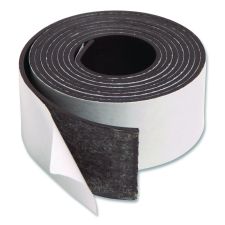 U Brands Magnetic Adhesive Tape Roll, 1" x 4 ft, Black