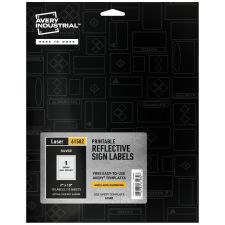 Avery Reflective Sign Labels - AVE61582