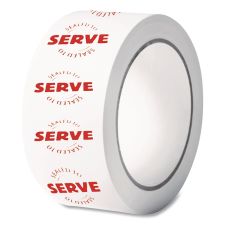 Iconex Tamper Seal Label, 0.75 x 7, Red/White, 500/Roll, 4 Rolls/Carton