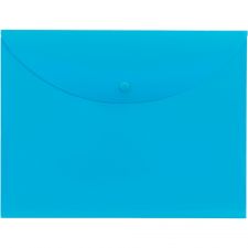 Smead Letter File Wallet - 8 1/2" x 11" - Teal - 10 / Box