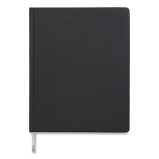 TRU RED Hardcover Business Journal, 1-Subject, Narrow Rule, Black Cover, (96) 10 x 8 Sheets