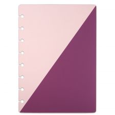 TUL Discbound Notebook Covers, Junior Size, Pink/Purple, Pack of 2 Covers