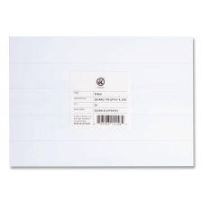 U Brands Dry Erase Magnetic Tape Strips, 6" x 0.88", White, 25/Pack