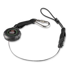 ergodyne Squids 3001 Retractable Tool Lanyard with Choking-Loop Tool Tether   Carabiner Anchor, 2 lb Max Working Capacity, 48" Long