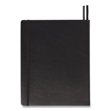 TRU RED Flexible-Cover Business Journal, 1-Subject, Quadrille Rule, Black Cover, (128) 10 x 8 Sheets