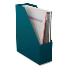 TRU RED Plastic Magazine File, 3.66 x 10.3 x 12.51, Teal