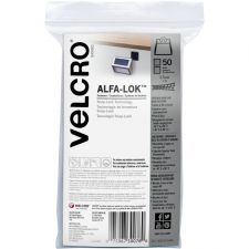 VELCRO Alfa-Lok Fasteners - 1" Length x 1" Width - 50 / Pack