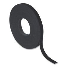 VELCRO Brand ONE-WRAP Ties and Straps, 0.5" x 12 ft, Black