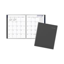 AT-A-GLANCE DayMinder Academic Monthly Desktop Planner, Twin-Wire Binding, 11 x 8.5, Charcoal Cover, 12-Month (July to June): 2025-2026