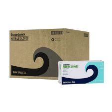 Boardwalk 396 Series Disposable General-Purpose Nitrile Gloves, Powder-Free, Large, 4.4 mil Thick, 9.5" Long, Black, 100/BX, 10 BX/CT
