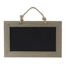 Cosco Sign Hanging Chalkboard Sign, Easel and Chalk Included, 10.5" x 7.25", 1 count